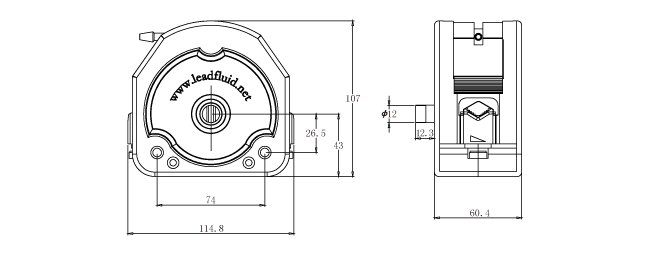 KZ25蠕动泵泵头